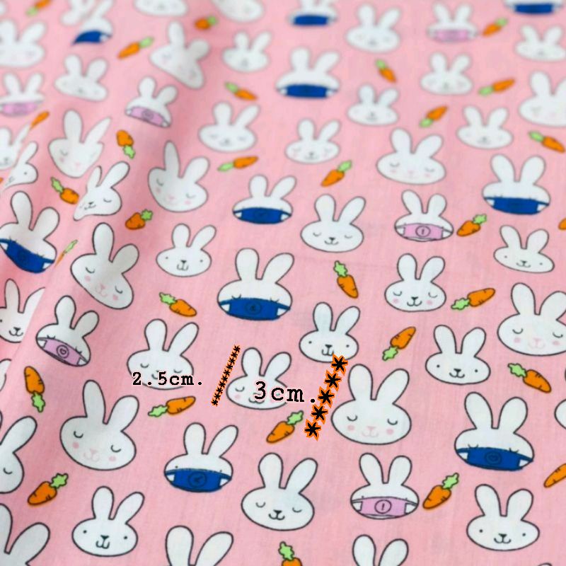 ผ้าแบ่งขาย 1ชิ้น 1/2 เมตร ผ้าคอตตอน 100% cotton twill  ผ้านำเข้า พร้อมส่ง - รูปที่ 7