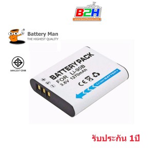 Battery Man For  Olympus LI-90B รับประกัน 1 ปี