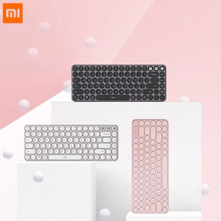 Xiaomi คีย์บอร์ดบลูทูธไร้สาย 85 คีย์ 2.4GHz Miiiw สําหรับคอมพิวเตอร์แล็ปท็อป