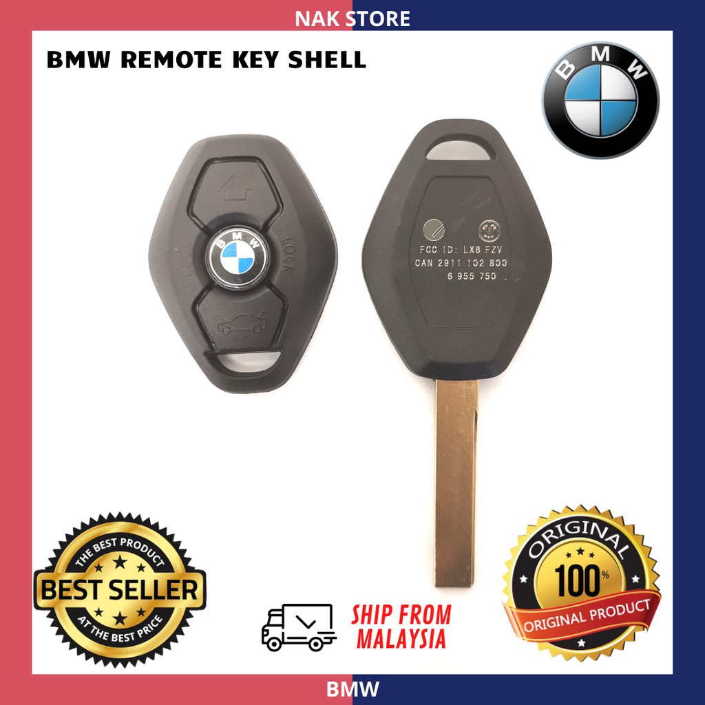 ฝาครอบเปลี่ยนเปลือกกุญแจ BMW สําหรับ BMW X3 X5 Z3 Z4 Hu58 Hu92 ใบมีดกรณีฝาครอบเชลล์