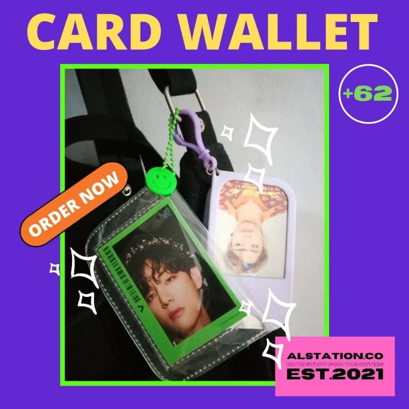 Bts CARD WALLET TRANSPARENT CARD WALLET