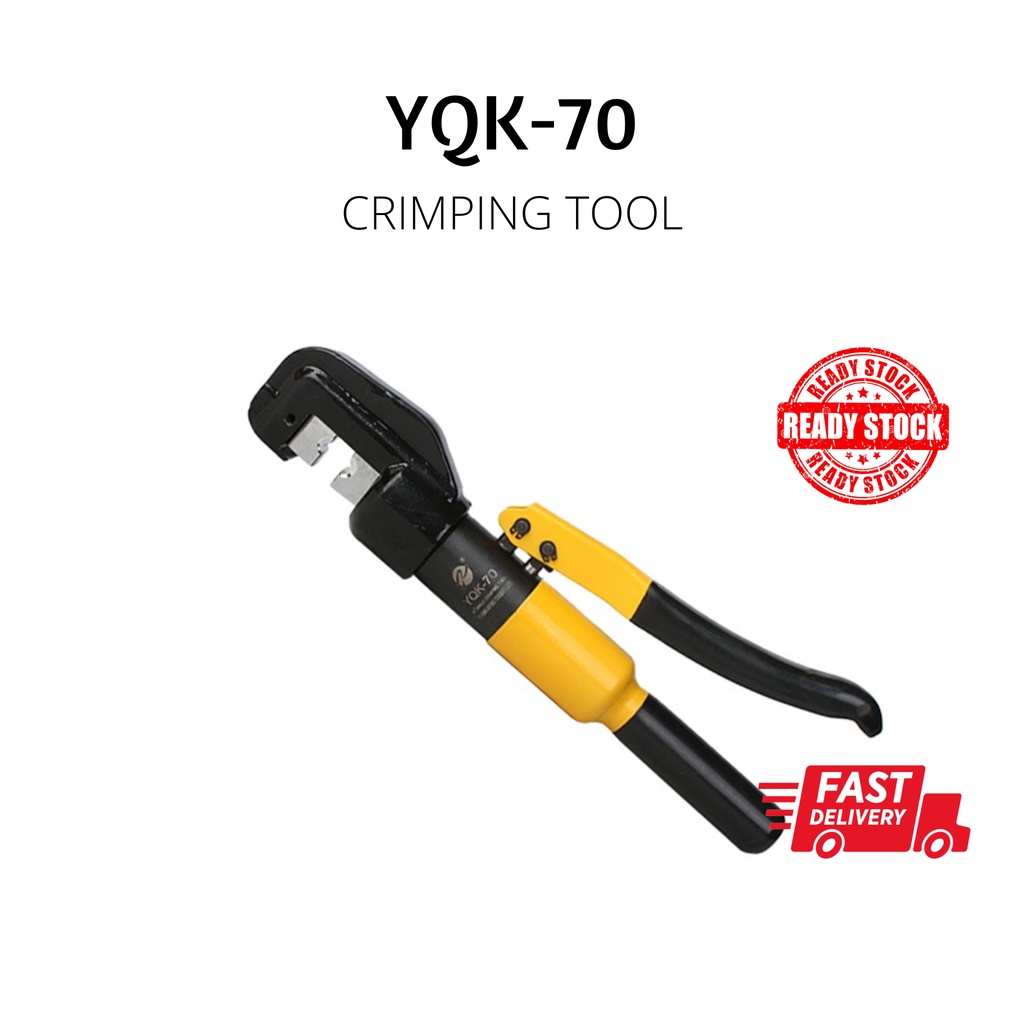 YQK-70 สายไฮดรอลิก Lug CRIMPING Tool พร้อมชุดความปลอดภัยอัตโนมัติสําหรับ CRIMPING เครื่องมือ Termina