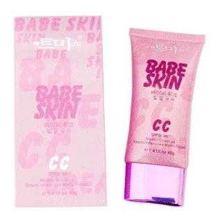 ยอดฮิต CC Babe Skin ซีซี เบบี้สกิน รองพื้นกันแดด SPF35PA +++ ซีซี หน้าเงาเกาหลี