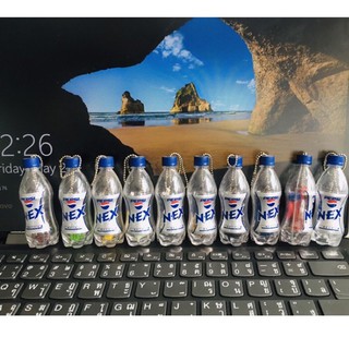 พวงกุญแจ Pepsi NEX ข้างในมีตัว brick ด้วย น่ารัก