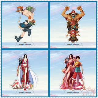 ❤ ฟิกเกอร์ อะคริลิก คอสเพลย์ One Piece 03 ❤ ฟิกเกอร์ Luffy Hancock Ace Chopper สองด้าน 14 ซม. 1 ชิ้น (4 แบบ)