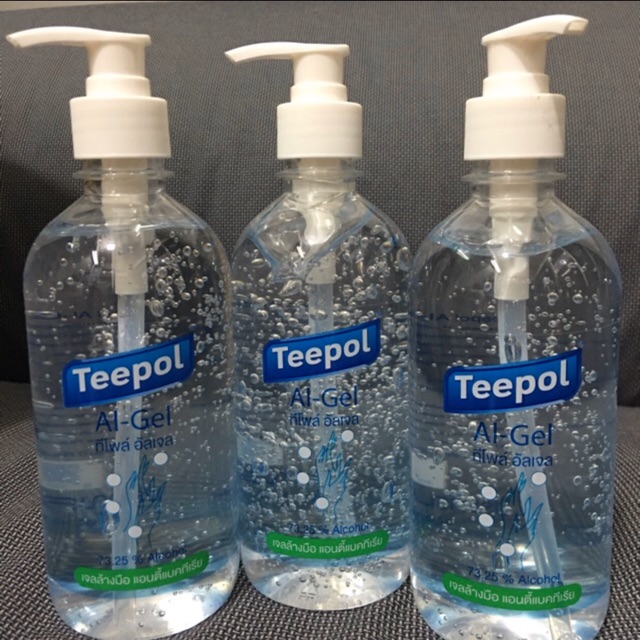 เจลแอลกอฮอล์ล้างมือ ทีโพล์ อัลเจล73.25% (teepol) ขนาด 450 ml Alcohol