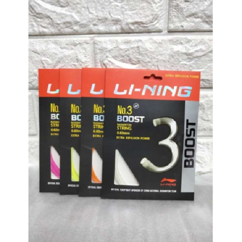 ต้นฉบับ LINING BADMINTON CKET STRINGS NO. 3 BOOST - 0.63mm THIN