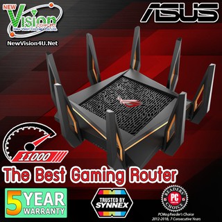 [BEST SELLER] ASUS GT-AX11000 ROG Rapture Tri-band WiFi Gaming Router ขนส่งโดย Kerry Express