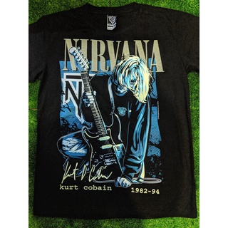 Nts Nirvana Kurt Cobain Type Type เสื้อยืดลําลองสําหรับผู้ชายผ้าฝ้ายแขนสั้นพิมพ์ลายกราฟฟิค  Teeสามารถปรับแต่งได้