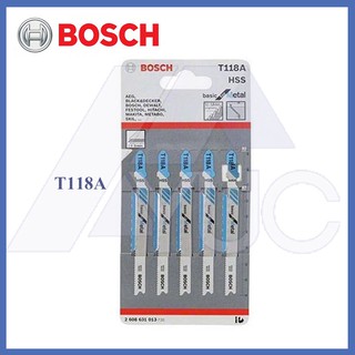 Bosch ใบเลื่อยจิ๊กซอว์ ตัดเหล็ก Basic for Metal รุ่น T 118 A