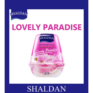 เจลหอมปรับอากาศ SHALDAN รุ่น SCENT &amp; CARE กลิ่น LOVELY PARADISE (180 กรัม)