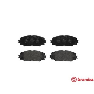 ผ้าเบรกหน้า BREMBO รุ่น BLACK สำหรับ Toyota  Corolla Altis 1.6 1.8 Dual-VVTi ปี 08-13  (1เซต)