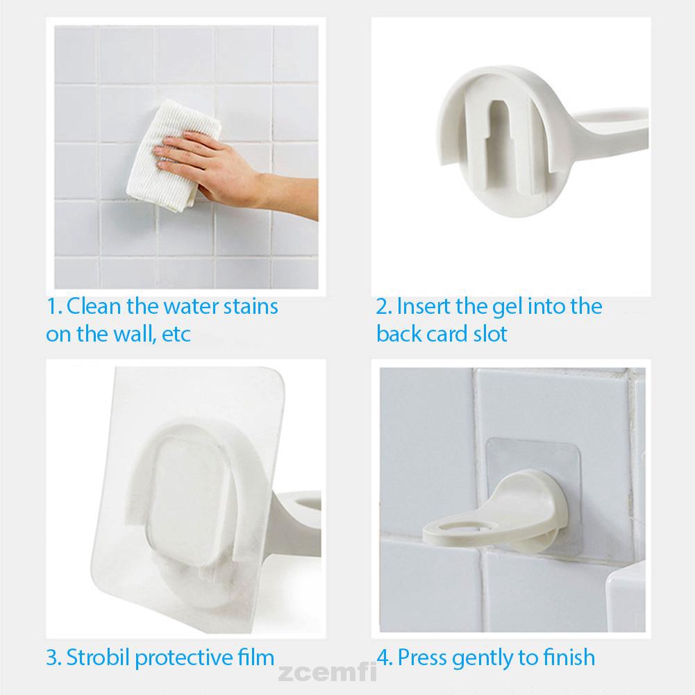 Wall Mounted Waterproof Home Kitchen Self Adhesive Bathroom Accessories ...