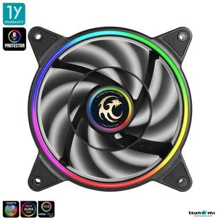 พัดลมระบายความร้อนTsunami Protector 1250 Cooling Fan *1 (Additional Package) ARGB Ready 12CM รับประกันสินค้า 1 ปี