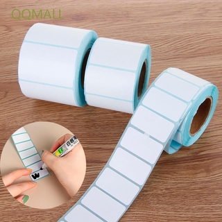 QQMALL Blank Blank Label Paper Adhesive Direct Print Sticker Thermal Label Sticker White Office School Supplies Waterproof Print Supplies Supermarket Price Label Stationery Mark Stickers