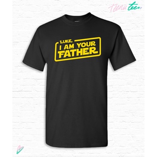 เสื้อยืดลําลอง แขนสั้น พิมพ์ลาย I Am Your Father เหมาะกับของขวัญวันพ่อ สําหรับผู้ชาย