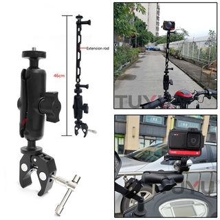 Motorcycle Mount Bundle Handlebar Mirror Bracket Bike Camera Holder for Insta 360 One X /Insta360 One R GoPro Hero 9 Black