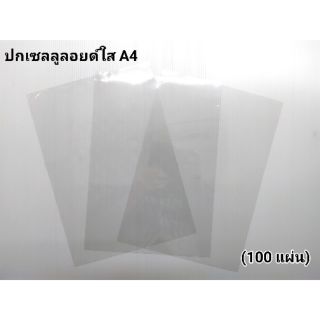 ปกพลาสติกเซลลูลอยด์ใส A4