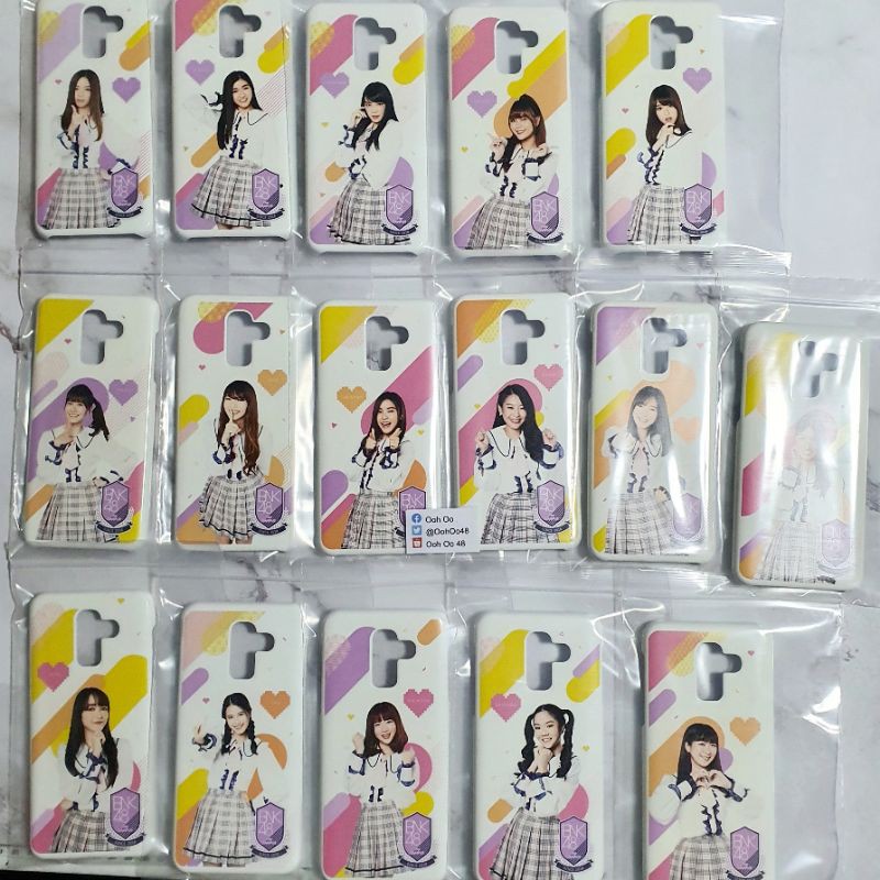 เคส Samsung​Galaxy​ J8 x BNK48​ สีขาว สีชมพู