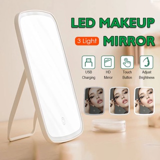 Xiaomi Jordan &amp; Judy กระจกแต่งหน้า LED Lighted Makeup Mirror มีไฟ LED กระจกไฟ พกพาสะดวก พับได้