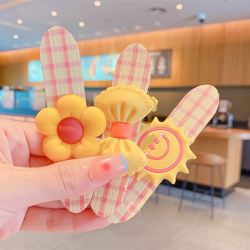 สติกเกอร์ติดผมหน้าม้า ลายการ์ตูนน่ารัก สไตล์เกาหลี สําหรับเด็กผู้หญิง - รูปที่ 7