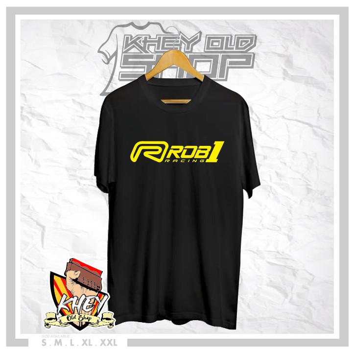 ROB1 Racing Logo T-Shirt Automotive Distro T-Shirt - Khey Old Shop