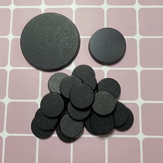 ฐานพลาสติกกลมทั่วไป 25/32/40/50/60/70/80/90/100/130/160MM Miniatures ฐานสําหรับรุ่น