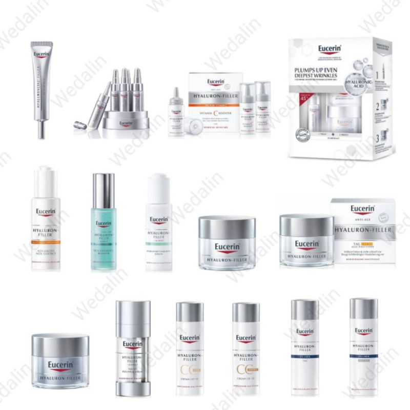 ลดริ้วรอย | Eucerin Hyaluron-Filler 3X Eye/Serum/AOX/First Serum/Day/Night/ | (HF) – โปรปัง