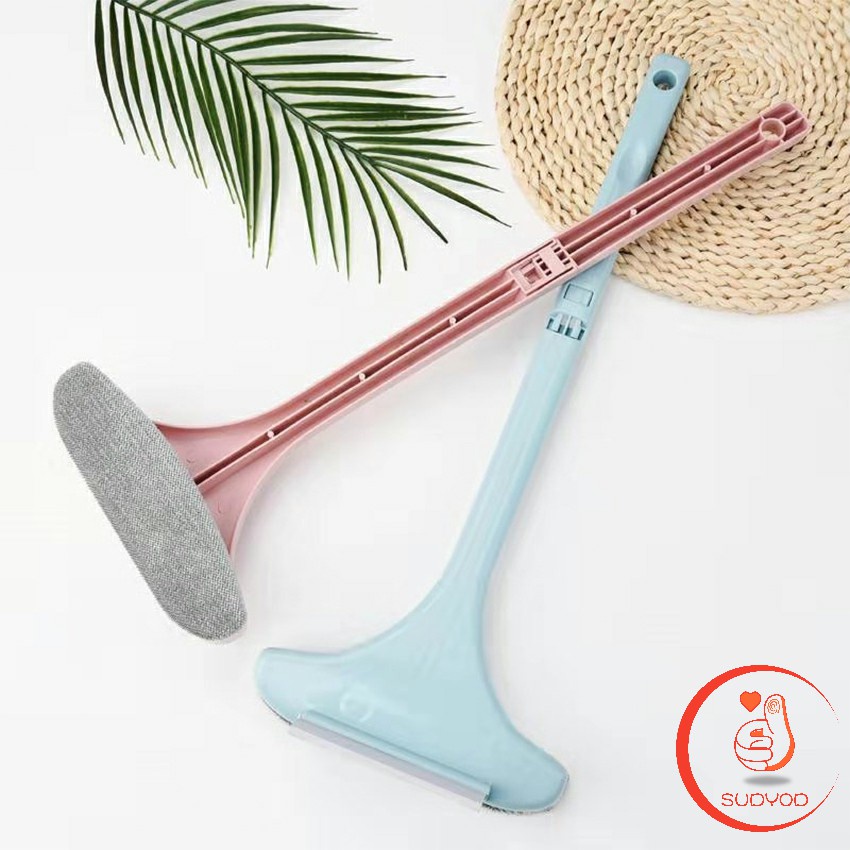 ที่ทำสะอาดหน้าต่าง ถอดได้ แปรงทำความสะอาดด้ามยาว แปรงทำความสะอาดกระจก Cleaning brush