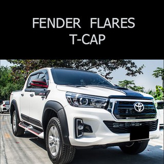 FENDER FLARES โป่งใหญ่ 6 นิ้ว REVO 2018-2019 สำหรับ รถสูง -CAB/4 ประตู-