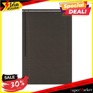 มู่ลี่ ไวนิล HOME L&amp;S 90X130 ซม. สีน้ำตาลเข้ม ม่านบังตา VINYL VENETIAN BLIND HOME L&amp;S 90X130CM DARK BROWN