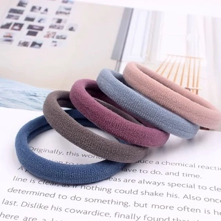 5 ชิ้น เชือกผมไม่มีรอยต่อผมผูกทนทานสูงผมยางยืดยางรัด เชือกที่เรียบง่ายและใช้งานได้จริง
