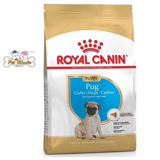 Royal Canin Pug puppy (อาหารสุนัขแบบเม็ด สำหรับลูกสุนัขพันธุ์ปั๊ก) 1.5kg