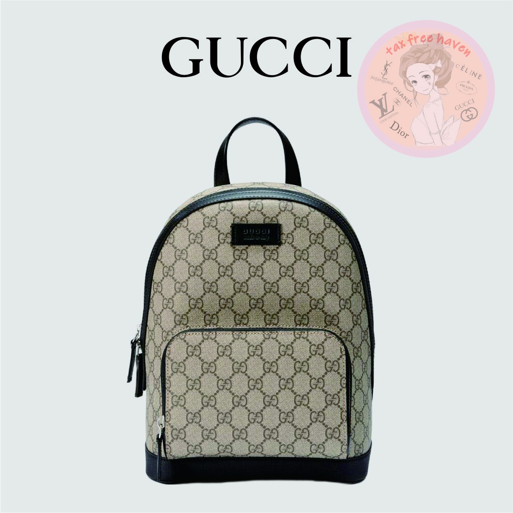 Shopee ถูกที่สุด 🔥ของแท้ 100% 🎁 Brand New Gucci Small GG Supreme Rucksack