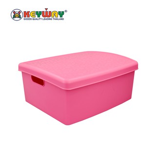 กล่องอเนกประสงค์มีฝาปิด Storage Basket : KM-30