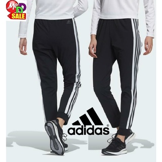 ADIDAS - ใหม่ กางเกงวอร์มแทรคผ้าทอขาสอบใส่ออกกำลังกาย/ลำลอง ทรงสลิม สไตล์ 3-Stripes ADIDAS WOVEN PANTS GT4408 GT4409