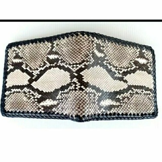 crocodile python bifold  lacing wallet กระเป๋าสตางค์หนังงูเหลือม