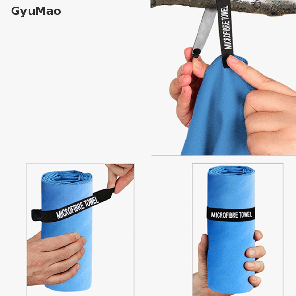 [cxGYMO] Microfiber Towel Sports Bath Gym Quick Drying Travel Swimming Camping Beach HDY