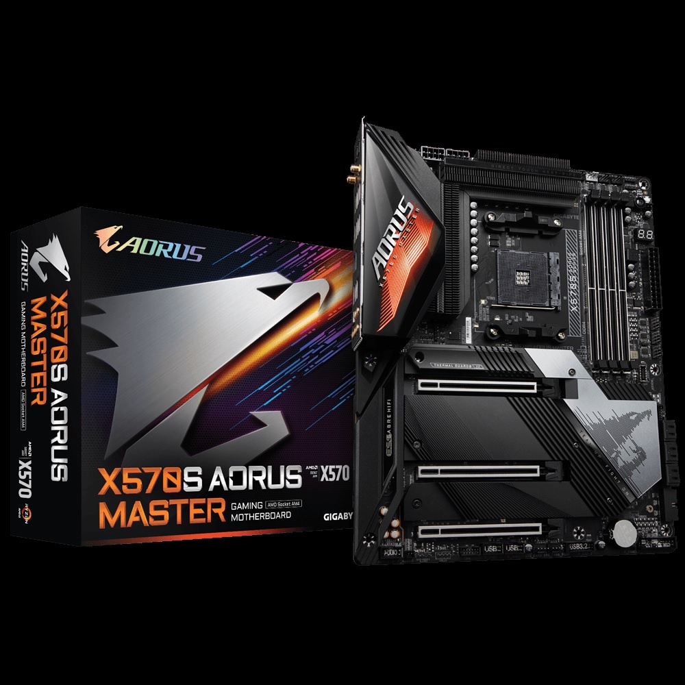 เมนบอร์ด GIGABYTE AMD ATX | เมนบอร์ดเกมมิ่ง | X570S AORUS MASTER