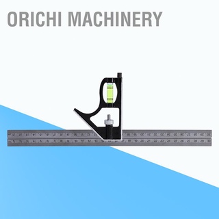 Orichi Machinery ชุดเครื่องยนต์ไม้บรรทัดมุมขวา 300 มม. 12 นิ้ว - ปรับได้ Gd