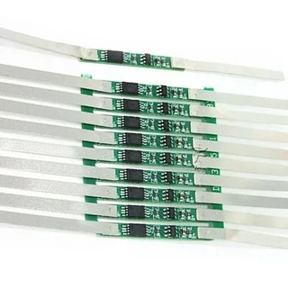 10 แผ่น 1S 3A/5-6Aบอร์ดป้องกันBMS PCBสำหรับ3.7V 18650 Li-Ion แบตเตอรรี่