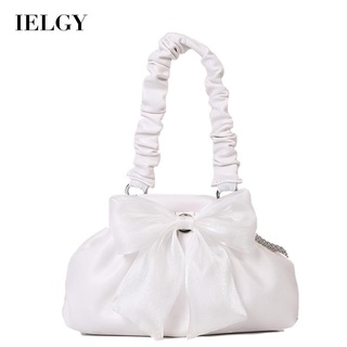 IELGY Bow knot womens fashion chain shoulder messenger bag