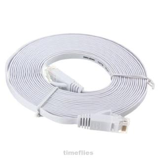 สายเคเบิลเครือข่ายอีเธอร์เน็ต 50 ฟุต (15 เมตร) Cat 6 RJ45 ทนทาน สําหรับคอมพิวเตอร์