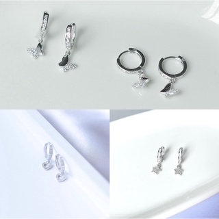 iscoming ♡ Jewelry Silver 925 | ต่างหูเงินแท้ // heartie,starie,buttie loop earring