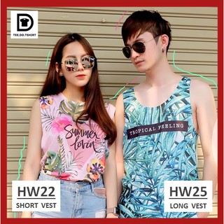 TEE.DD.TSHIRT เสื้อกล้าม Summer Loving &amp; Tropical Feeling มีให้เลือก 2 ทรง ใส่ได้ทั้ง ผู้ชายและผู้หญิง