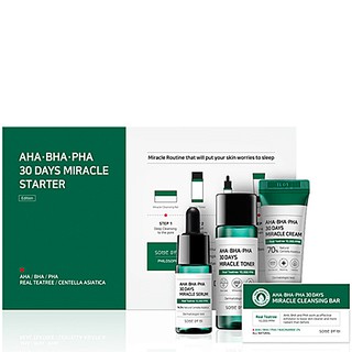 SOME BY MI AHA-BHA-PHA 30 Days Miracle Starter Kit เซ็ตกู้หน้าสิว #สินค้าเคาน์เตอร์ #ผลิตสดๆน่าซื้อไปหมด #พิ้งกี้โพนี่🦄