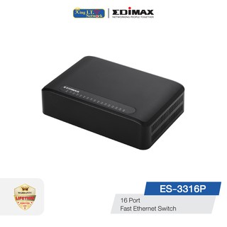 EDIMAX (ES-3316P) 16-Port Fast Ethernet Desktop Switch