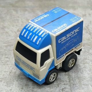 TAKARA CHORO Q โมเดลรถเชอโรคิว Choro Q Pullback _NISSAN CALSONIC RACING TEAM CAR TRUCK