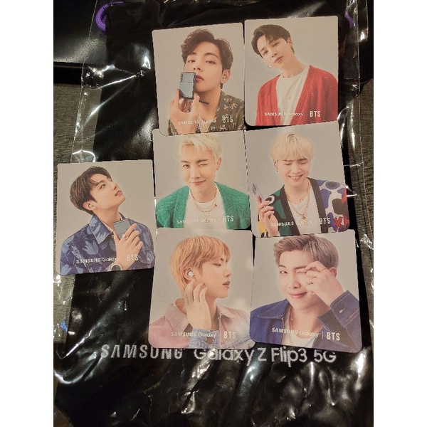 โฟโต้การ์ด PC BTS Samsung Galaxy Z flip 3