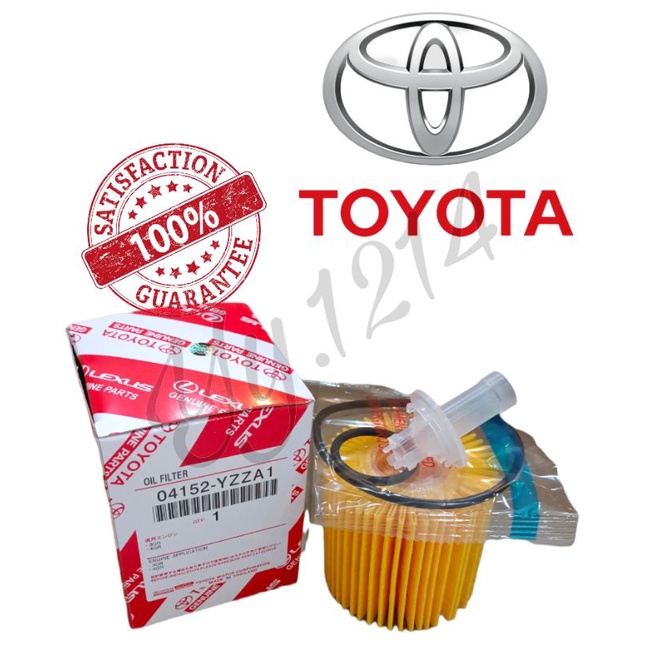 กรองน้ํามันเครื่องTOYOTA YZZA1 ESTIMA VELLFIRE ALPHARD CAMRY HARRIER LEXUS RX350 ENGINE 04152-YZZA1 